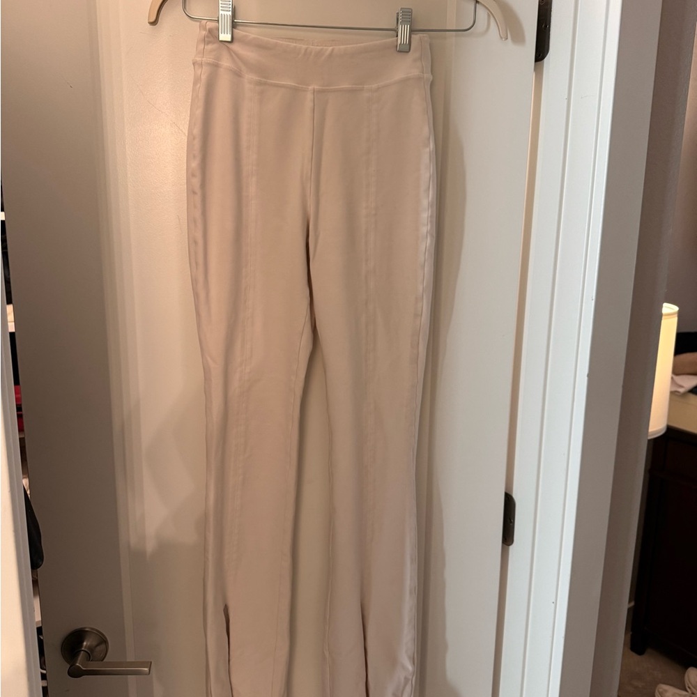 ALO Yoga Cream Flare Pants